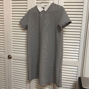 Zara Striped Collared Dress